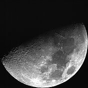 This image of the moon is taken from the new telescope of JMU.