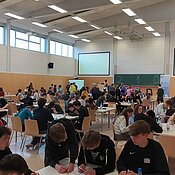 Live Übertragung im Hörsaal